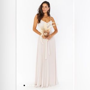 Show Me Your MuMu Faith Maxi Dress Show Me The Ring Crisp, Small